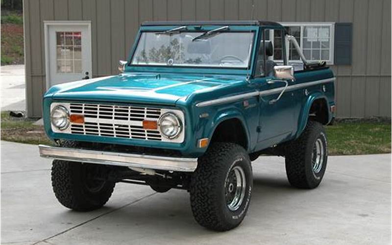 Features Of The 1964 Ford Bronco