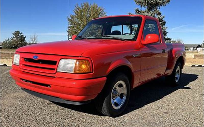 Features Of The 1993 Ford Ranger Sport