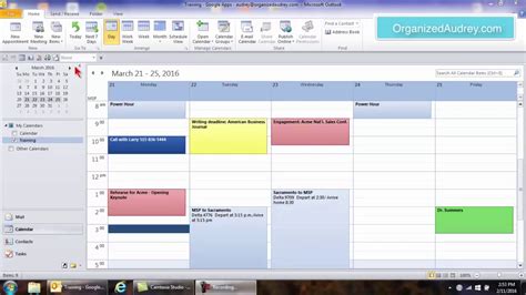 Calendar Features