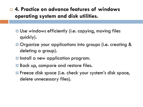 Features and utilities