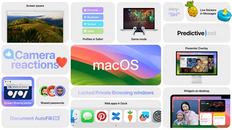 Features in Mac OS
