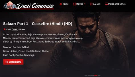 Desi Cinema App Features