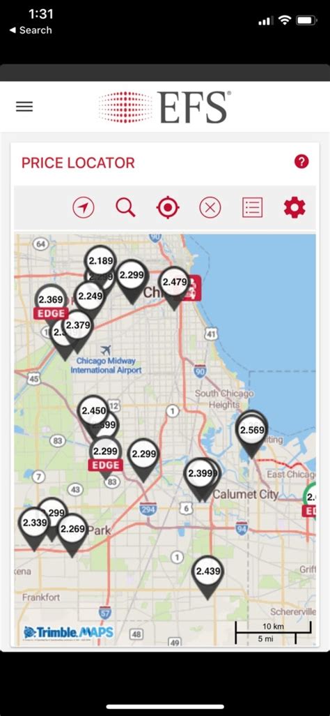 Features of EFS Fuel Stop Locations