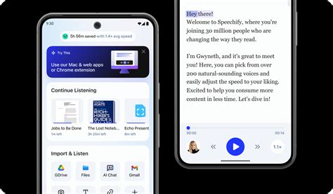 Features of Lecture Texte Android