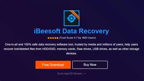 Features of iBeesoft Mac Data Recovery Tool