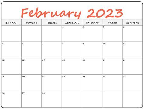 Feb 2923 Calendar