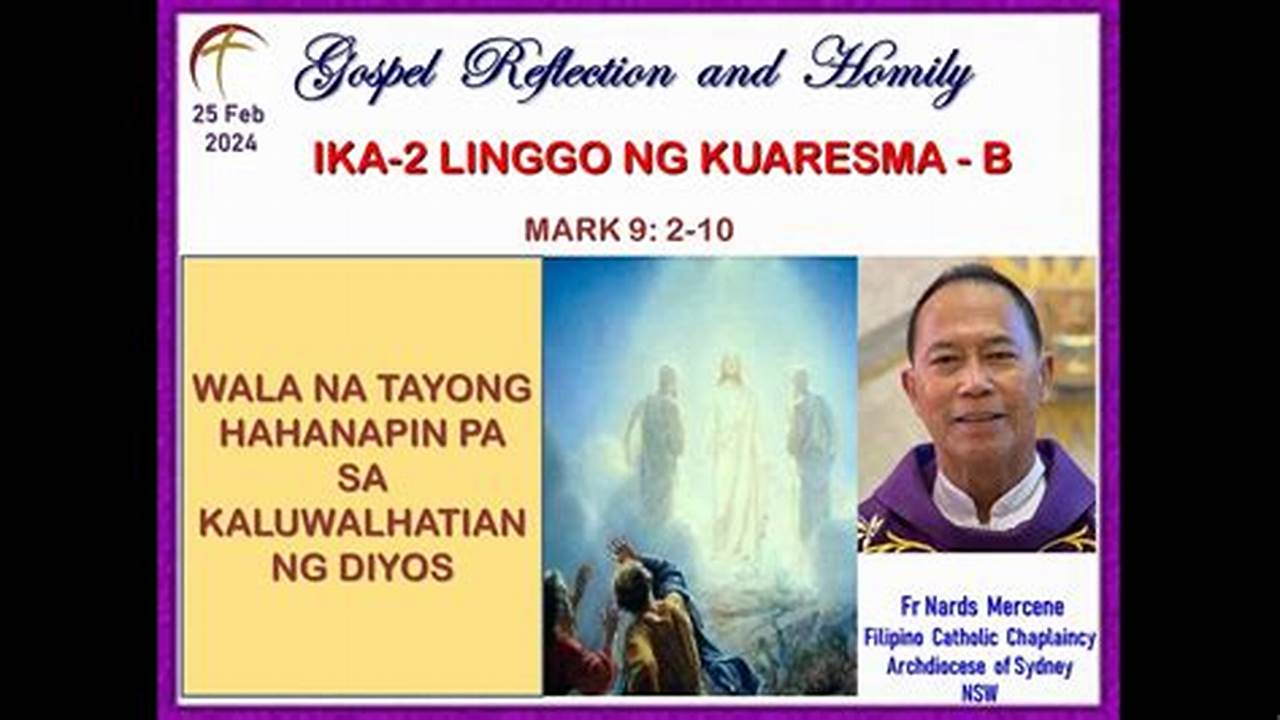 February 25 2024 Homily Reflection