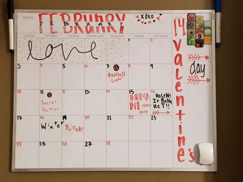 February Calendar Decoration