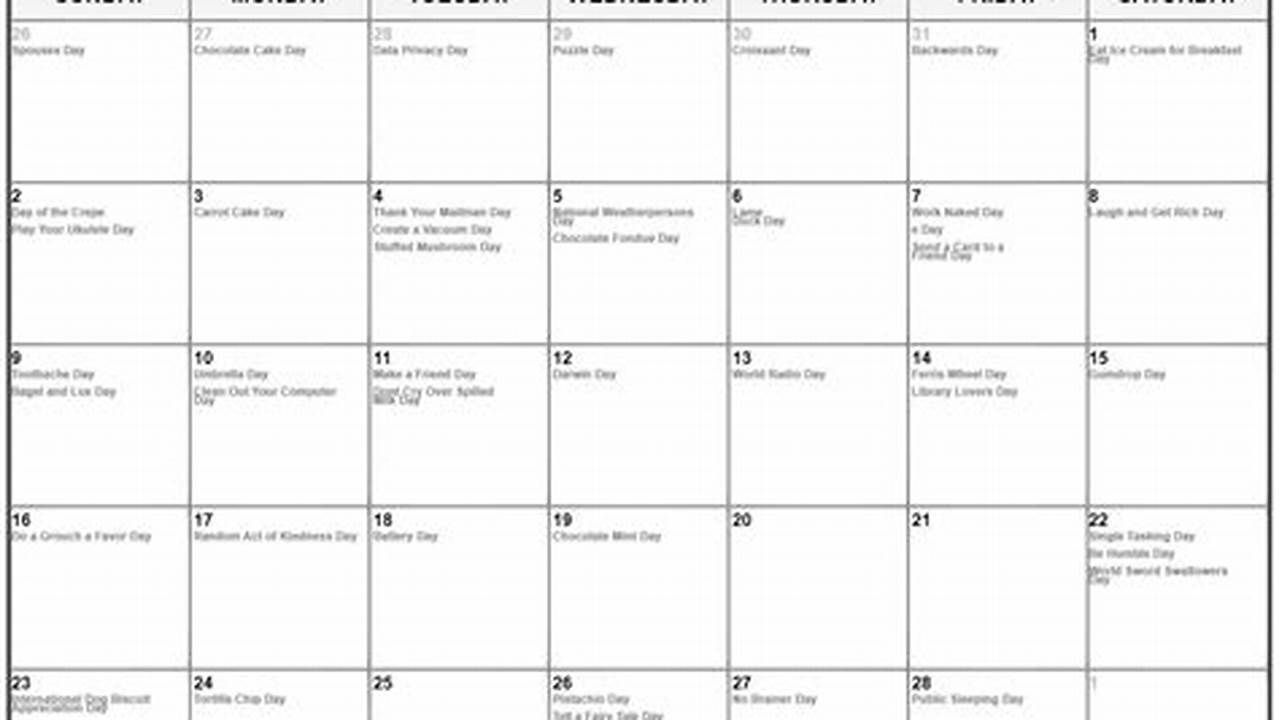 February Events 2025
