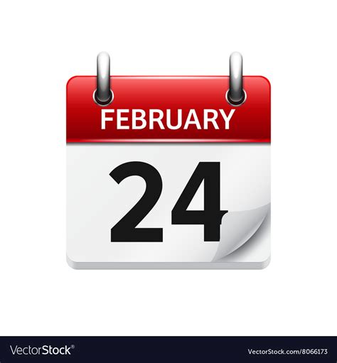 February 24th Calendar