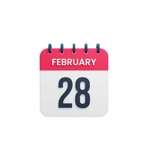 February Calendar Png
