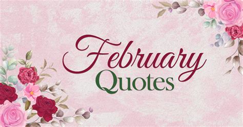 February Calendar Quotes