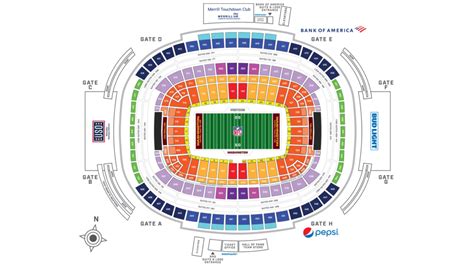 Fed Ex Field Seating Chart