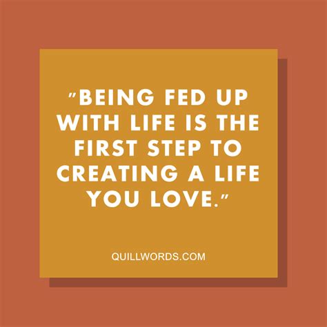 Fed Up With This Life