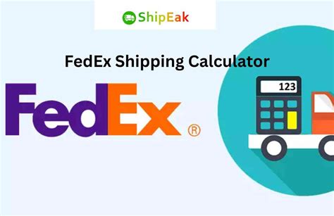 FedEx Shipping Calculator Variables