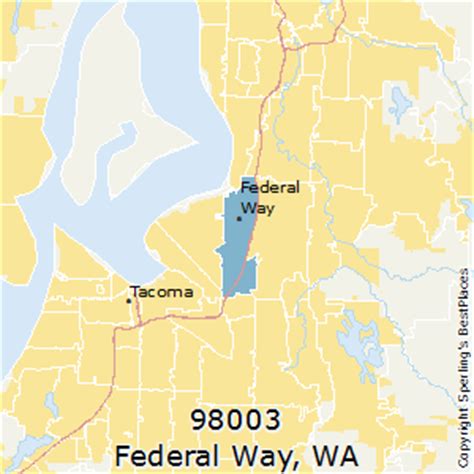 Federal Way Zip Code Map