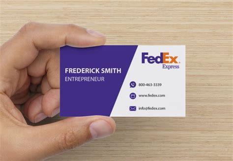 Fedex Business Card Template
