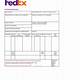 Fedex Invoice Template