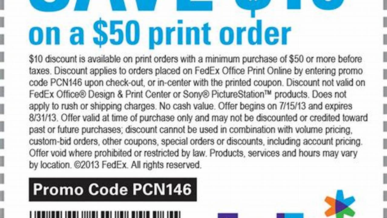 Fedex Printing Coupon Code 2025