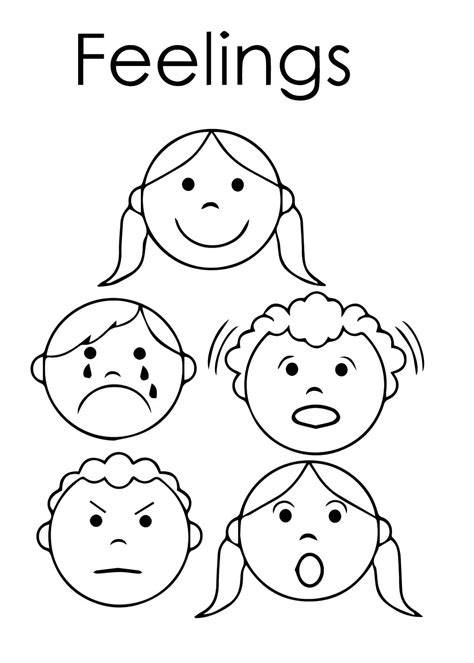 Feelings Coloring Page