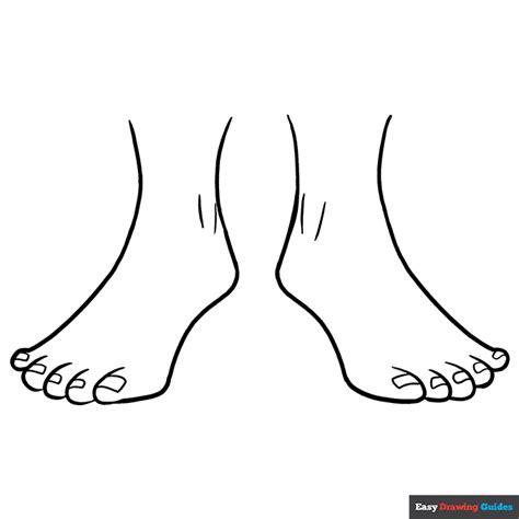 Feet Coloring Page