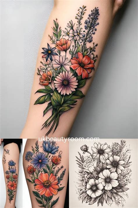 Female Flower Tattoos