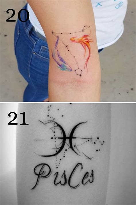 Female Pisces Tattoos