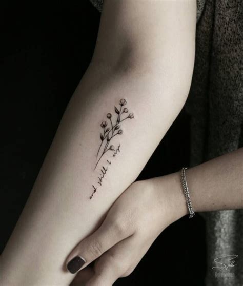 Female Simple Easy Forearm Tattoos