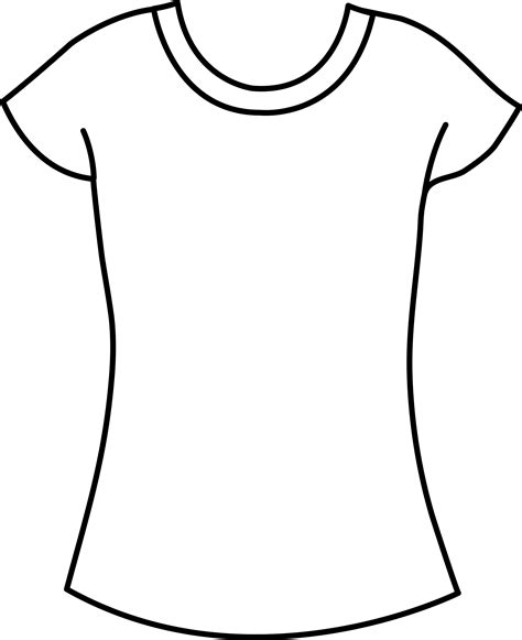 Female T Shirt Template