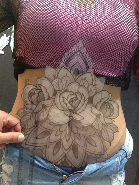 Female Tattoo Stomach