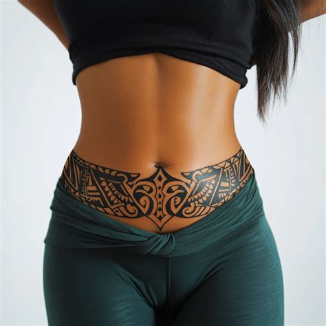 Female Waist Tattoo
