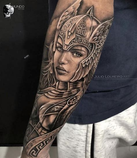 Female Warrior Tattoo