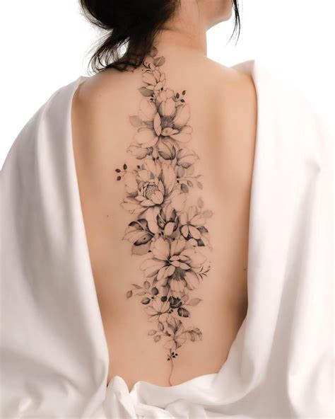 Feminine Back Tattoos