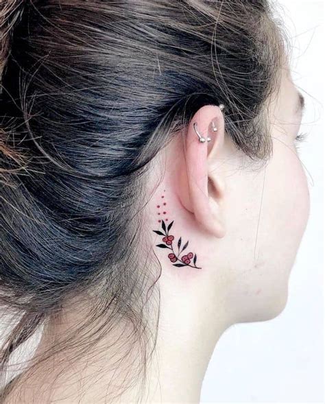 Feminine Ear Tattoos