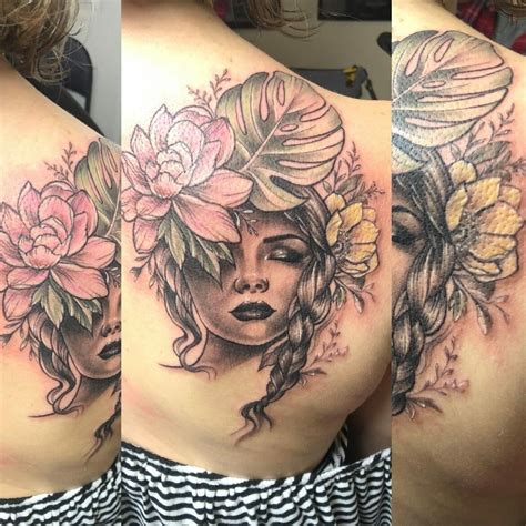 Feminine Face Tattoos