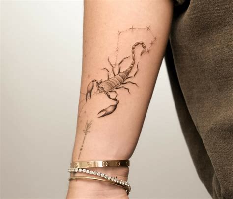 Feminine Scorpio Tattoos