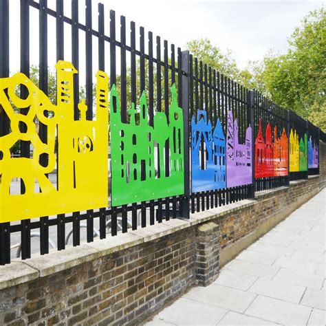 Transform Your School's Boundary with Creative Fence Decorations - Inspiration and Ideas for Effortless School Beautification!