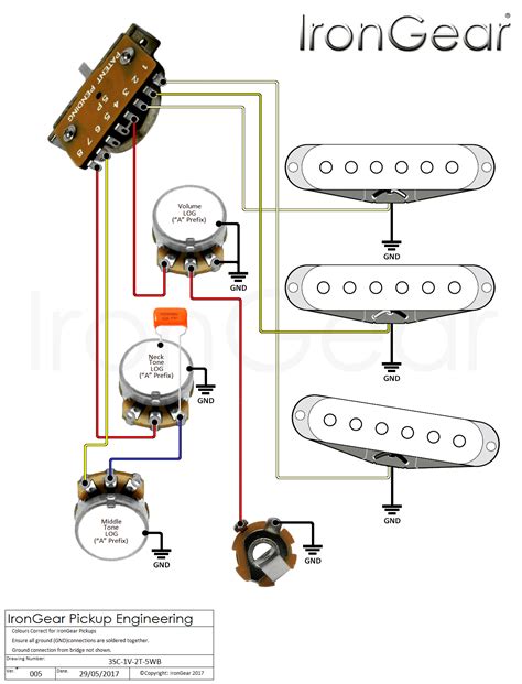 Fender Player Strat Wiring Diagram: Master Your Tunes with 5-Way Switch Magic!