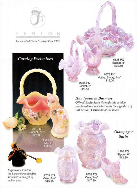 Fenton Glassware Catalog