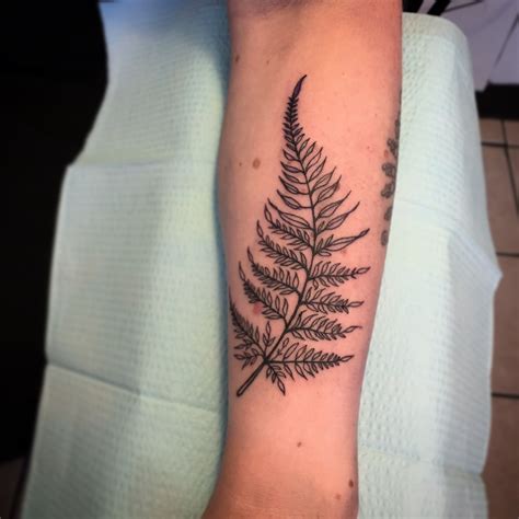 Fern Leaf Tattoo