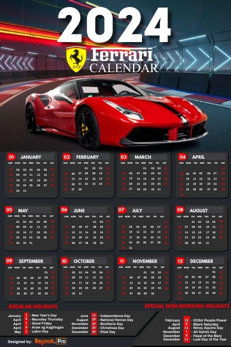 Ferrari Calendario 2022 Calendario Ottobre
