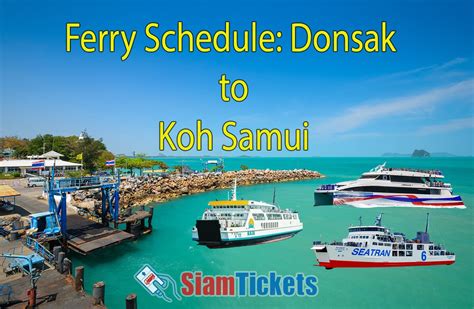 Ferry Don Sak Pier