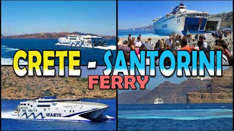 Ferry Greece Crete To Santorini