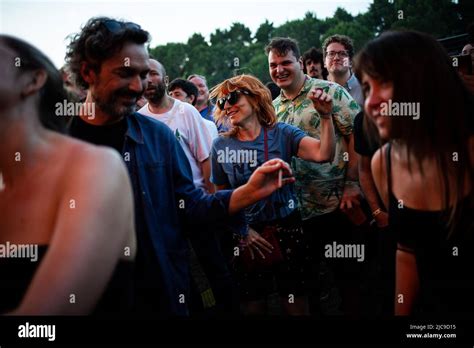 Festival Goers Dancing