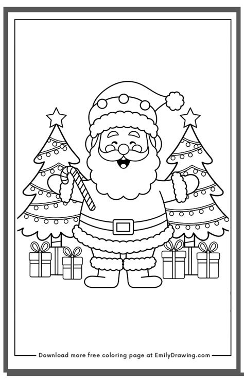 Festive Free Printable Christmas Coloring Pages