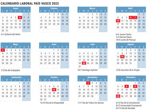 Festivos 2023 Pais Vasco Calendario laboral de Euskadi y Gipuzkoa 2023 con festivos | El Diario Vasco