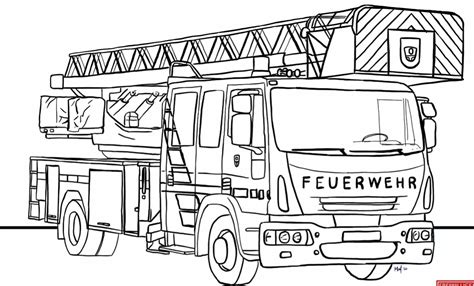 Feuerwehr Ausmalbilder Gratis