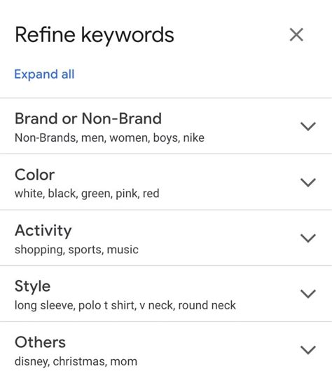 Few Keywords to refine your search