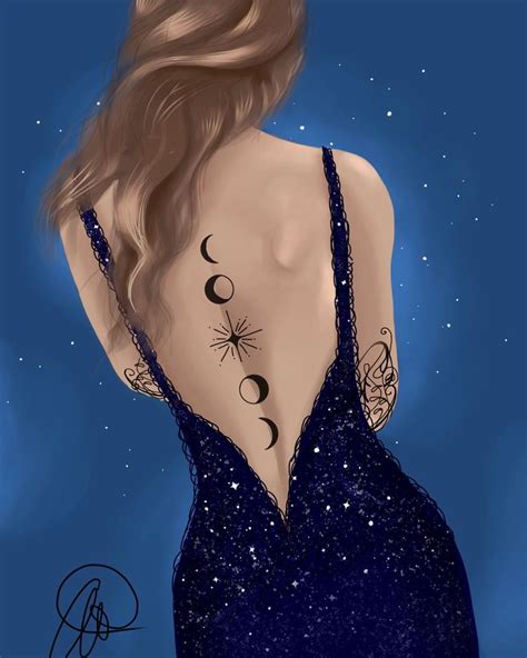Feyre Back Tattoo