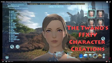 Ff14 Character Creation Templates